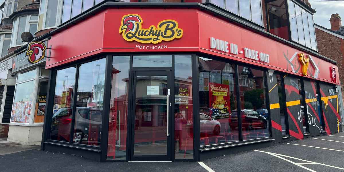 Delivering Lucky B’s Hot Chicken in Blackpool - Desktop - Block Architects - Mobile 2